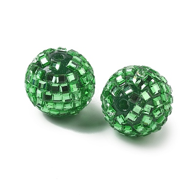 Acrylic Rhinestone Beads OACR-D307-01B-16MM-1