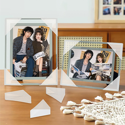 50Pcs Plastic Triangle Corner Protector FIND-NB0005-48D-1