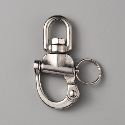 304 Stainless Steel Swivel Clasps STAS-WH0029-43P-1