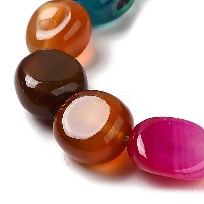 Natural Agate Beads Strands G-H295-D01-07-1