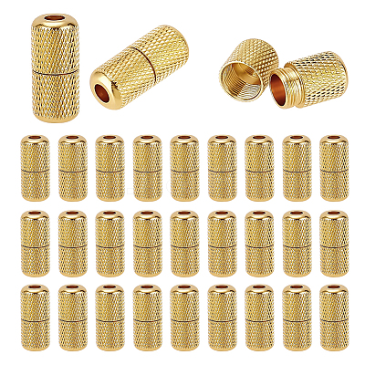 30Pcs Brass Capsule Lace Lock Buckles KK-PH0011-61G-1