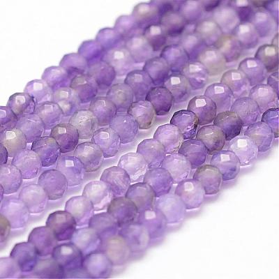 Natural Amethyst Beads Strands G-F460-50-1