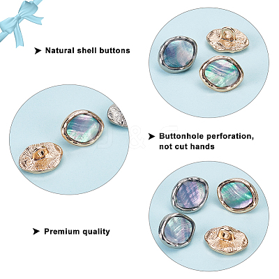 20Pcs 2 Colors Alloy Enamel Shank Buttons FIND-PH0006-95-1
