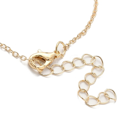 3Pcs Alloy Rhinestones Anklets LS-AJEW-S083-01G-07-1