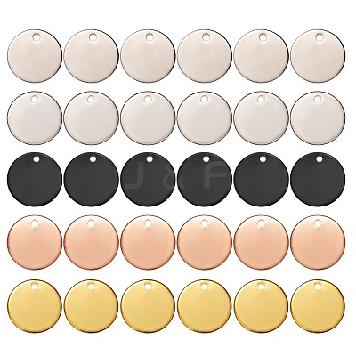 30Pcs 5 Colors Brass Charms KK-SZ0001-42-1