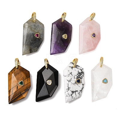 Natural Mixed Stone Pendants GG-CBA51ED-04G-1