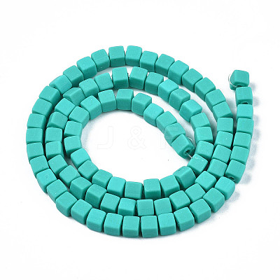 Handmade Polymer Clay Beads Strands X-CLAY-N008-061-03-1