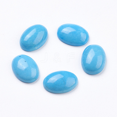 Natural Howlite Cabochons G-E482-08F-1