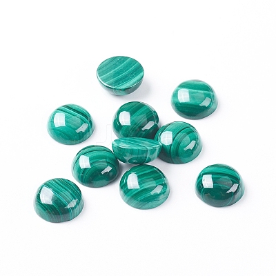 Natural Malachite Cabochons X-G-E557-06D-1