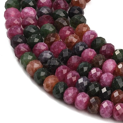 Faceted Dyed Natural White Jade Beads Strands GG-CBAE966-01A-G-1