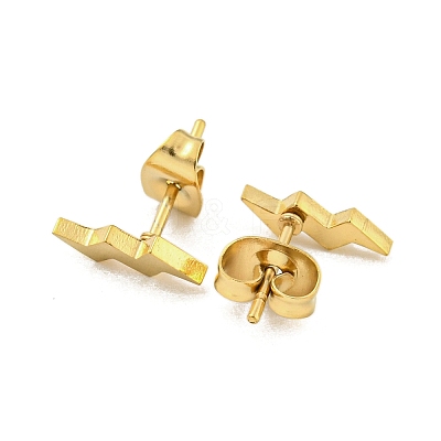 304 Stainless Steel Stud Earrings EJEW-G384-02E-1