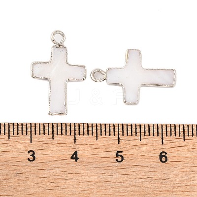 Natural Freshwater Shell Pendants BSHE-S304-20P-1