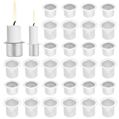 40Pcs 2 Styles Aluminum Candle Cup FIND-PH0004-52-1