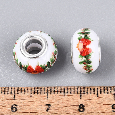Opaque Resin European Beads RPDL-T004-01F-1