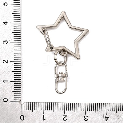 Alloy Swivel Clasps AL-CBAAE66-02P-1