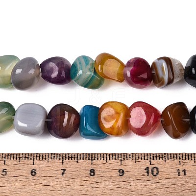 Natural Agate Beads Strands G-T142-66-1