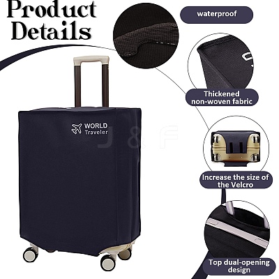 Non-woven Fabric Luggage Dust Cover AJEW-WH20816-089A-1