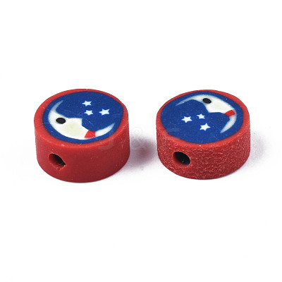 Handmade Polymer Clay Beads X-CLAY-N009-036-1