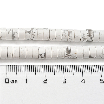 Synthetic Howlite Beads Strands X-G-D077-D03-02-1-1