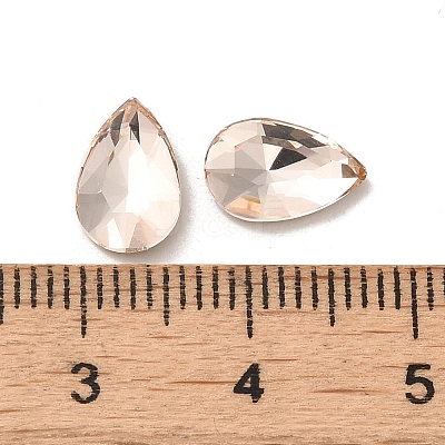 Glass Rhinestone Cabochons RGLA-P037-11B-D261-1
