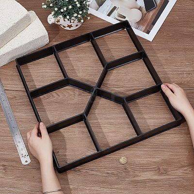 Square Plastic Concrete Molds SIMO-WH0002-07D-1