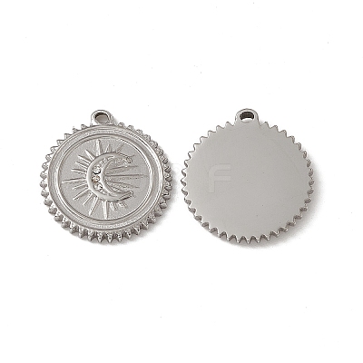 201 Stainless Steel Pendants STAS-J401-VC580-1