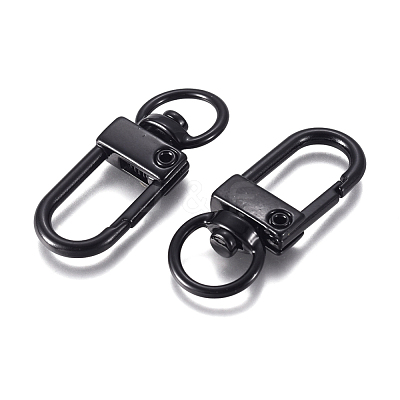 Baking Paint Alloy Swivel Clasps PALLOY-TAC0011-45A-1