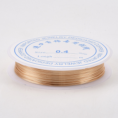 Round Copper Jewelry Wire X-CWIR-Q006-0.5mm-KC-1