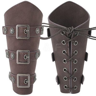 Imitation Leather Cuff Cord Bracelets AJEW-WH20033-034B-1