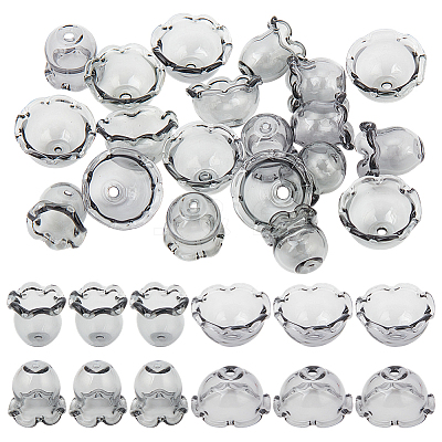 10Sets Transparent Glass Beads GLAA-AN0001-01A-1