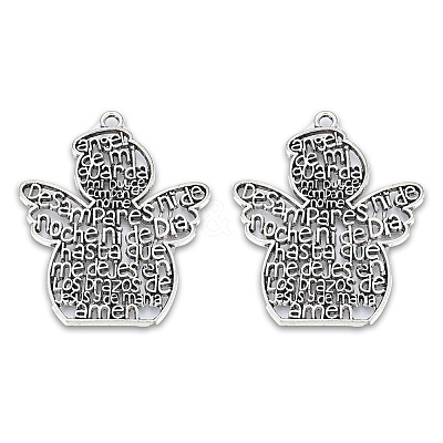 Tibetan Style Alloy Big Pendants X-TIBEP-N008-197-1