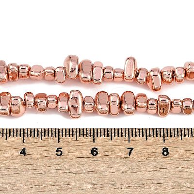 Electroplated Synthetic Non-magnetic Hematite Beads Strands G-I364-B01-RG-1
