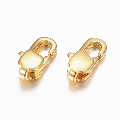 304 Stainless Steel Lobster Claw Clasps STAS-K155-10G-1