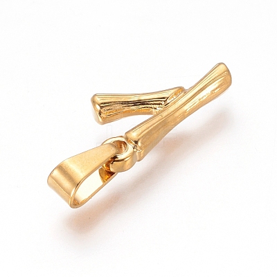 304 Stainless Steel Pendants X-STAS-F235-01G-Y-1