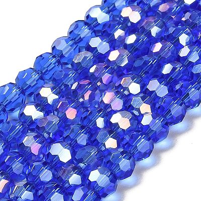Transparent Glass Beads EGLA-A035-T6mm-B21-1