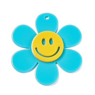Opaque Acrylic Big Pendants LS-OACR-P012-B01-1