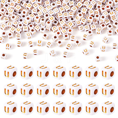 Opaque Acrylic Beads MACR-TAG0001-07U-1