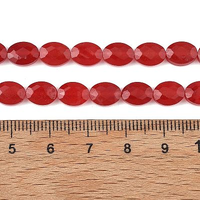Natural Dyed White Jade Beads Strands G-H349-A01-24A-1