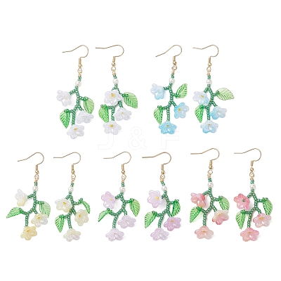 304 Stainless Steel Dangle Earrings EJEW-MZ00587-1