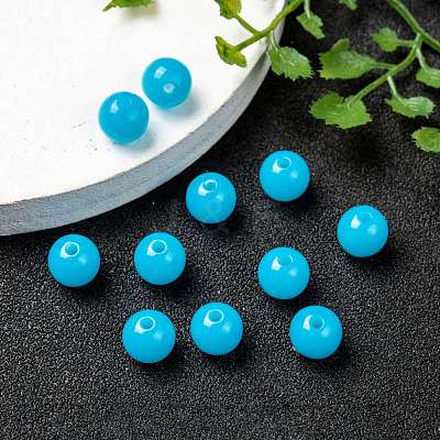 Fluorescent Acrylic Beads X-MACR-R517-8mm-10-1
