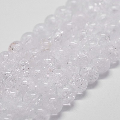 Natural Crackle Quartz Beads Strands X-G-D840-01-4MM-1