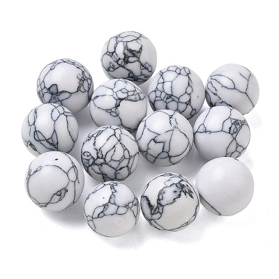 Dyed Synthetic Turquoise Sphere Beads GG-CBA391B-02D-01-1