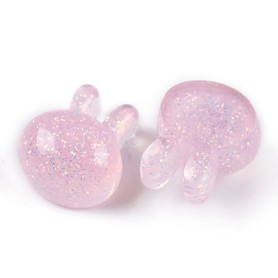 Transparent Epoxy Resin Bunny Decoden Cabochons CRES-P035-03B-1