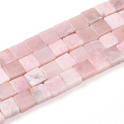 Natural Pink Opal Beads Strands G-N346-05A-10-1