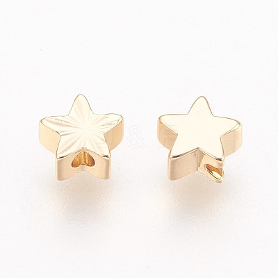 Brass Beads X-KK-T014-98G-1