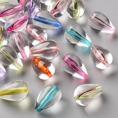 Transparent Acrylic Beads TACR-S154-26A-1