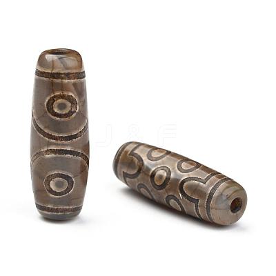 Tibetan Style dZi Beads X-TDZI-E004-27-1