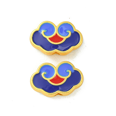 Alloy Enamel Pendants ENAM-D047-02G-1