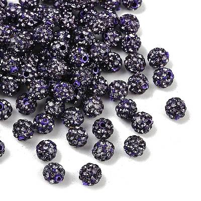 Polymer Clay Rhinestone Beads RB-A053-4mm-18-1