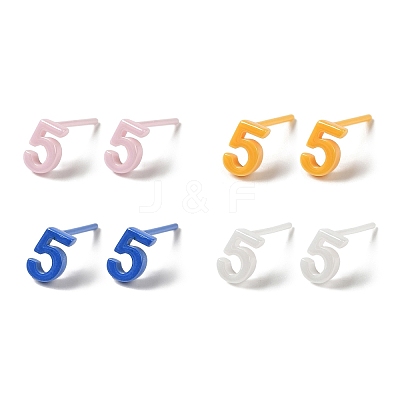 Hypoallergenic Bioceramics Zirconia Ceramic Stud Earrings EJEW-C065-03F-1
